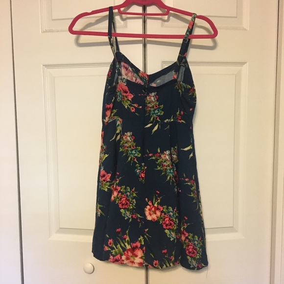 Floral Blue Sun Dress - Picture 2 of 2